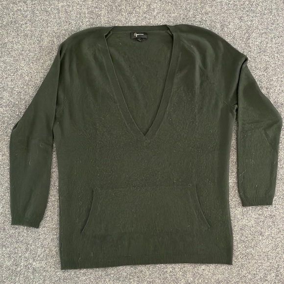 Aqua green cashmere sweater - Picture 3 of 8